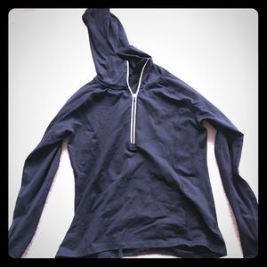 Calvin Klein zip workout top long sleeves